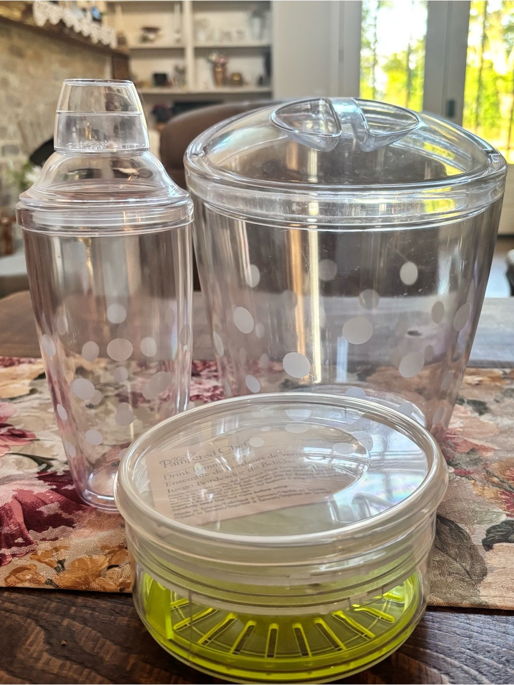Pampered Chef Ice Bucket • Shaker • Rimmer Set Bundle
